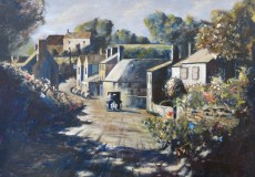 The-centre-of-Lea-village-in-1923-20-x-16-ins