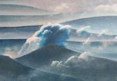 East wave above the Beacons