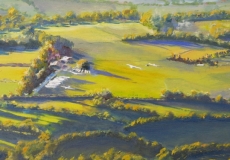 Evening light on the airfield