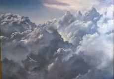 A big sky, oil, 20x16ins.. .... SOLD