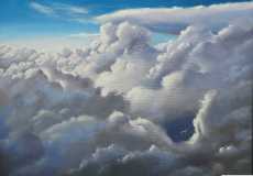 "A big sky", oil, 31 x 24 ins