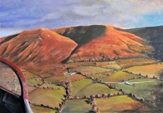 Evening Light on the Black Mountains