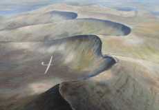 Soaring the Beacons, oil, 24 x 20 ins