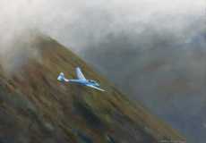 Tango 10 in the Black Mountains on a grotty day, oil, 20 x 16 ins