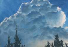 The big cloud, oil, 20 x 16 ins